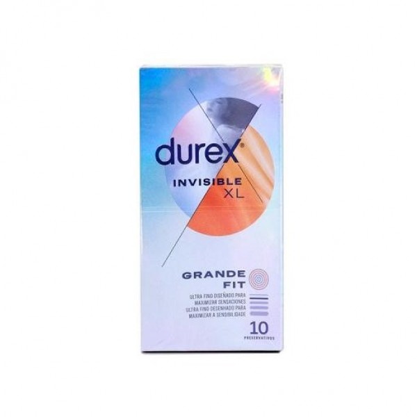 Durex Invisible Xl Preservativos 10 Uds