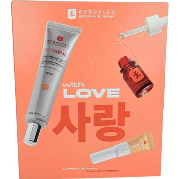 Erborian Pack Cc Cream Centella Tono Doré (Dorado) 45 ml + Skin Therapy y Corrector Promo